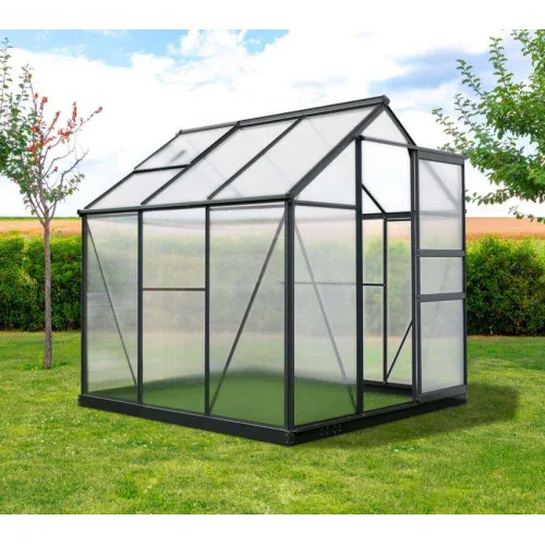Westmann aluminijski staklenik Flora 66 | Antracit | 192x192x202 cm - BRANDED IN GERMANY Cijena
