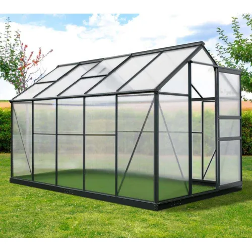 Westmann aluminijski staklenik Flora 610 | Antracit | 312x192x201 cm - BRANDED IN GERMANY Cijena