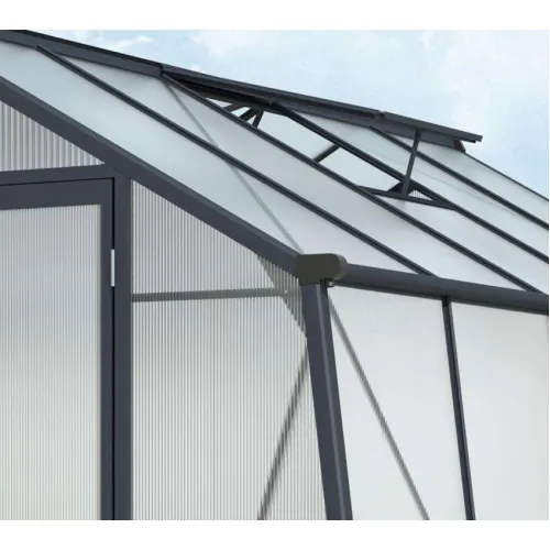 Westmann Aurora 810 | Staklenik s temeljima | Antracit | 2,5 x 3 m - BRANDED IN GERMANY Cijena