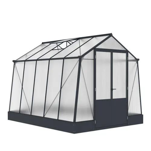 Westmann Aurora 810 | Staklenik s temeljima | Antracit | 2,5 x 3 m - BRANDED IN GERMANY Cijena