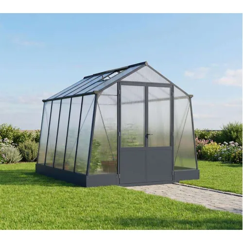 Westmann Aurora 810 | Staklenik s temeljima | Antracit | 2,5 x 3 m - BRANDED IN GERMANY Cijena