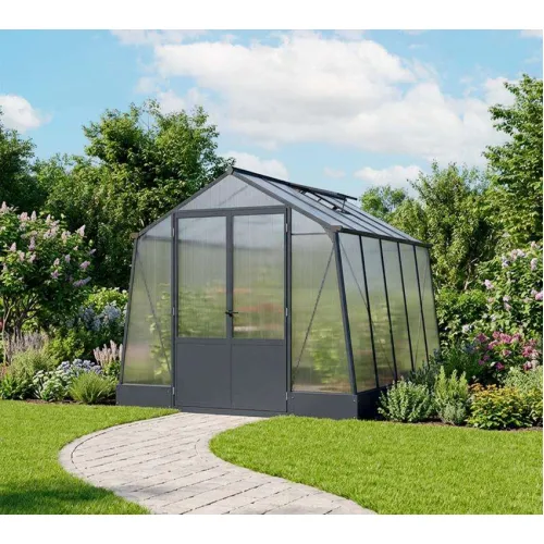 Westmann Aurora 810 | Staklenik s temeljima | Antracit | 2,5 x 3 m - BRANDED IN GERMANY Cijena