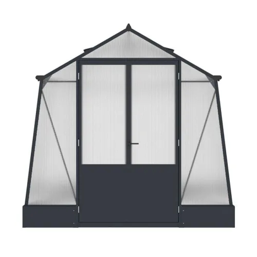 Westmann Aurora 810 | Staklenik s temeljima | Antracit | 2,5 x 3 m - BRANDED IN GERMANY Cijena