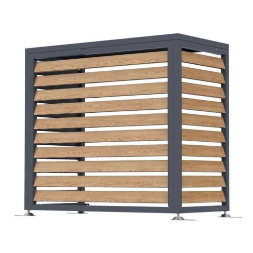 Westman maska za vanjsku jedinicu klime Boxa S | 56x100x92 | Drveni izgled - BRANDED IN GERMANY Cijena