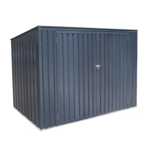 Westman - Metalno spremište za kante za smeće / spremište za alat i bickle - 100x235x131 cm - BRANDED IN GERMANY Cijena