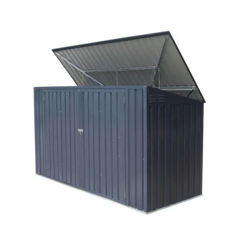 Westman - Metalno spremište za kante za smeće / spremište za alat i bickle - 100x235x131 cm - BRANDED IN GERMANY Cijena