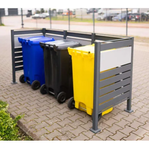 Westmann spremište za 3 kante za smeće Planum | 3 x 240L | Antracit | 250x90x120 cm - BRANDED IN GERMANY  Cijena