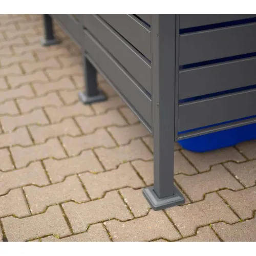 Westmann spremište za 3 kante za smeće Planum | 3 x 240L | Antracit | 250x90x120 cm - BRANDED IN GERMANY  Cijena