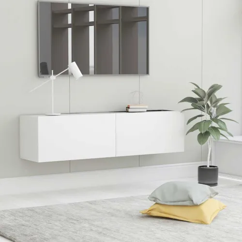 TV ormarić bijeli 120 x 30 x 30 cm od konstruiranog drva - Bijela 1 120 cm Bijela Cijena
