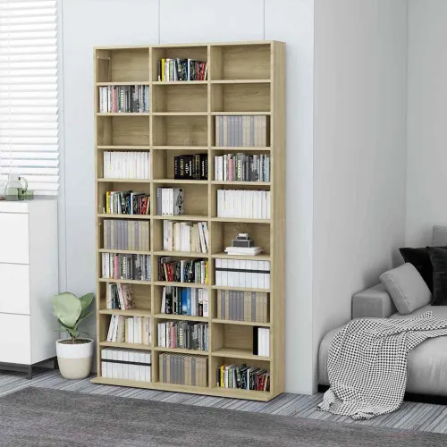 CD stalak – Ormarić za CD-ove boja hrasta 102x23x177,5 cm konstruirano drvo - Sonoma hrast 102 x 23 x 177.5 cm Cijena