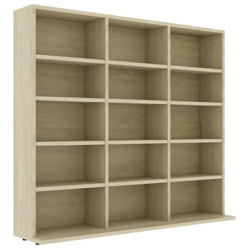CD stalak – Ormarić za CD-ove boja hrasta 100x23x89,5 cm konstruirano drvo - sonoma hrast 100 x 23 x 89.5 cm 1 Sonoma hrast Cijena
