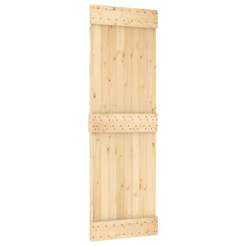 Ravna vrata NARVIK 70x210cm Čvrsta borovina (neobrađena) - Prirodna 70 x 210 cm Normalno Cijena