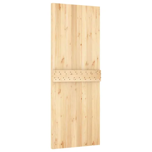 Vrata NARVIK 80 x 210 cm Čvrsta borovina (neobrađena) Prirodna - Prirodna 80 x 210 cm Gladak dizajn Cijena