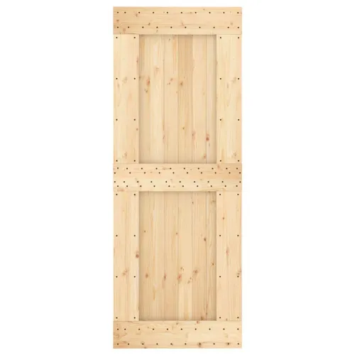 Vrata NARVIK 80 x 210 cm Čvrsta borovina (neobrađena) Prirodna - Prirodna 80 x 210 cm Gladak dizajn Cijena