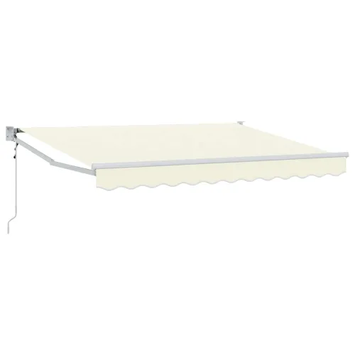 Povlačiva tenda Krem 3,5 x 2 m Poliester i metal - Krem 3,5 x 2 m s bijelim okvirom Cijena