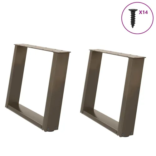 Noge za klub stolić U-oblik 2 kom Prirodni čelik 70 x (42-43) cm Čelik - Prirodna 70 x (42-43) cm 1 1 Cijena