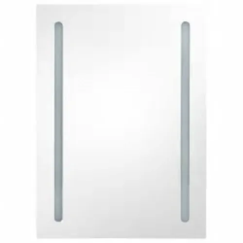 LED kupaonski ormarić s ogledalom 50 x 13 x 70 cm - Bijela i srebrna 50 x 13 x 70 cm Cijena