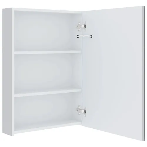 LED kupaonski ormarić s ogledalom 50 x 13 x 70 cm - Bijela i srebrna 50 x 13 x 70 cm Cijena