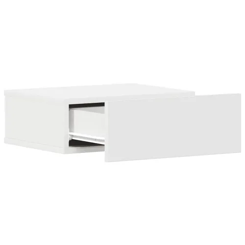 Viseći noćni ormarići 2 kom 40 x 30 x 15 cm konstruirano drvo - Bijela 2 Cijena