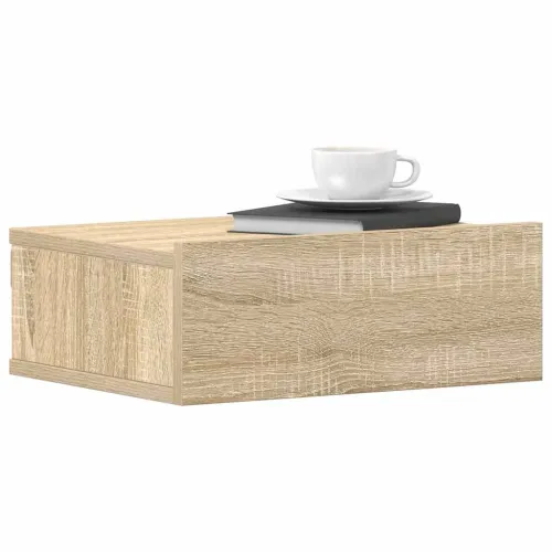 Viseći noćni ormarići 2 kom 40x30x15 cm konstruirano drvo - sonoma hrast 2 Cijena