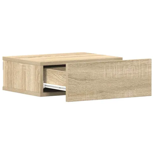 Viseći noćni ormarići 2 kom 40x30x15 cm konstruirano drvo - sonoma hrast 2 Cijena