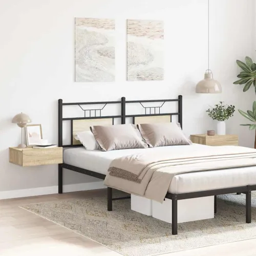 Viseći noćni ormarići 2 kom 40x30x15 cm konstruirano drvo - sonoma hrast 2 Cijena