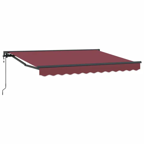 Električna retraktabilna tenda Tamno crvena 3 x 2 m - Bordo (antracitni okvir) 3 x 2 m Električna Cijena
