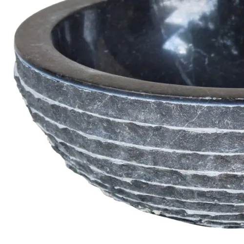 Mramorni Lavabo - Umivaonik 40 cm crni - Crna Cijena