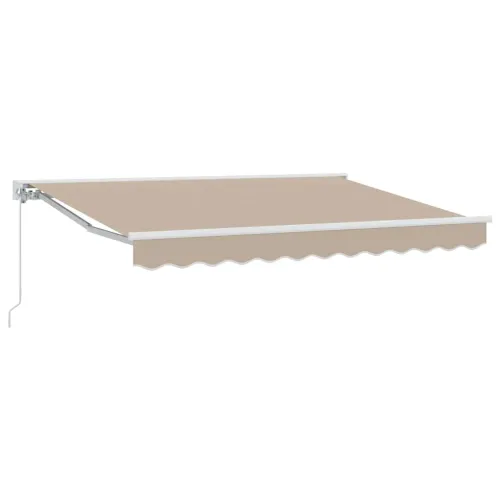 Okvir tende Bež 350 x 200 cm Poliester s PU premazom - Bež (bijeli okvir) 3,5 x 2 m Ručna Cijena