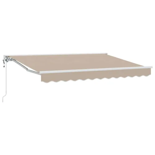 Okvir tende Bež 350 x 200 cm Poliester s PU premazom - Bež (bijeli okvir) 3,5 x 2 m Električna Cijena