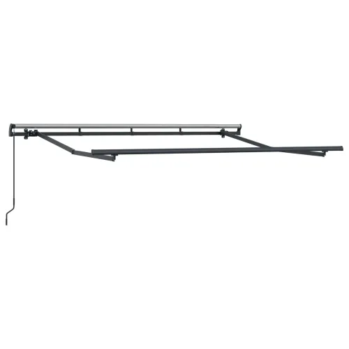 Povlačivi tende Bež 350 x 200 cm tkanina - Bež (antracitni okvir) 3,5 x 2 m Ručna Cijena
