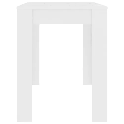 Blagovaonski stol bijeli 120 x 60 x 76 cm konstruirano drvo - Bijela 1 Cijena