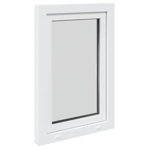 Prozor za podrum s nagibom i okretanjem RISOR 60 x 90 cm - Bijela 60 x 90 cm (dvostruki sloj) Naginjanje i okretanje desno Cijena