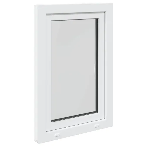 Prozor za podrum s nagibom i okretanjem RISOR 60 x 80 cm - Bijela 60 x 80 cm (trostruki sloj) Naginjanje i okretanje desno Cijena