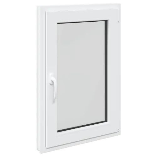 Prozor za podrum s nagibom i okretanjem RISOR 60 x 80 cm - Bijela 60 x 80 cm (trostruki sloj) Naginjanje i okretanje desno Cijena
