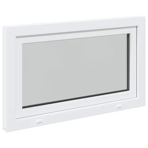 Prozor za podrum s nagibom i okretanjem RISOR 100 x 70 cm - Bijela 100 x 70 cm (trostruki sloj) Naginjanje i okretanje desno Cijena