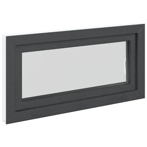 Prozor za podrum s nagibom i okretanjem RISOR 100 x 50 cm - Antracit 100 x 50 cm (dvostruki sloj) Naginjanje i okretanje desno Cijena