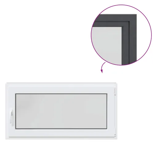 Prozor za podrum s nagibom i okretanjem RISOR 120 x 60 cm - Antracit 120 x 60 cm (dvostruki sloj) Naginjanje i okretanje desno Cijena