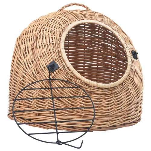 Transporter za mačke 60 x 45 x 45 cm od prirodne vrbe - Žuta 60 x 45 x 45 cm Cijena