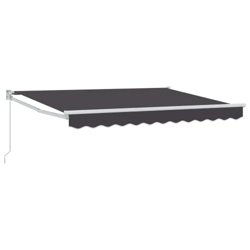 Povlačivi tende Antracit 3 x 2 m 100% Poliester i Aluminij - Antracit (bijeli okvir) 3 x 2 m Cijena