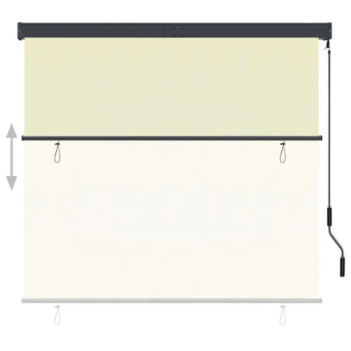 Vanjska roleta 160 x 250 cm krem - Krema 160 x 250 cm Cijena