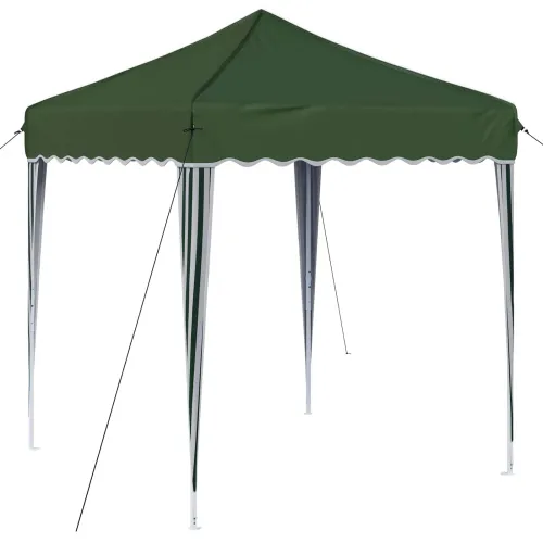 Rastezljivi šator za svadbe - šator za zabave 195 x 195 x 245 cm Zelena - Zelena Bez bočnog zida Cijena