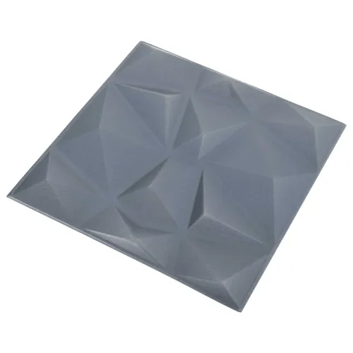 Zidne panele 24 kom. 50 x 50 cm Dijamant siva XPS pjena - Dijamantno sivi 24 Cijena