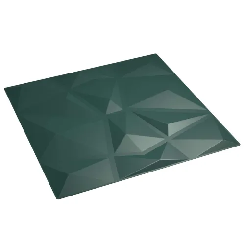 Zidne panele 24 kom. 50 x 50 cm Zelena XPS pjena - Zelena 24 Cijena