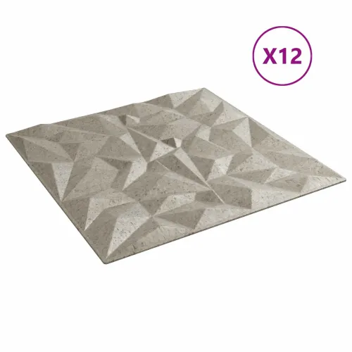 Zidne panele 12 kom. 50 x 50 cm Ametist beton XPS pjena - Ametist beton 12 Cijena