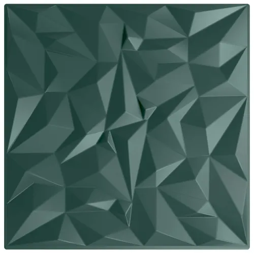 Zidne panele 12 kom. 50 x 50 cm Ametist zelena XPS pjena - Ametist zelena 12 Cijena