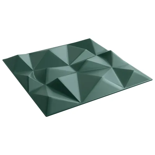 Zidne panele 12 kom. 50 x 50 cm Dijamant zelena XPS pjena - Dijamant zelena 12 Cijena