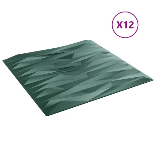 Zidne panele 12 kom. 50 x 50 cm Kamen zelena XPS pjena - Kamen zelena 12 Cijena