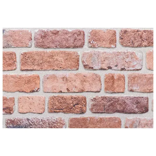 Zidne panele 10 kom. 100 x 50 cm Crvena EPS pjena - Crvena opeka Cijena