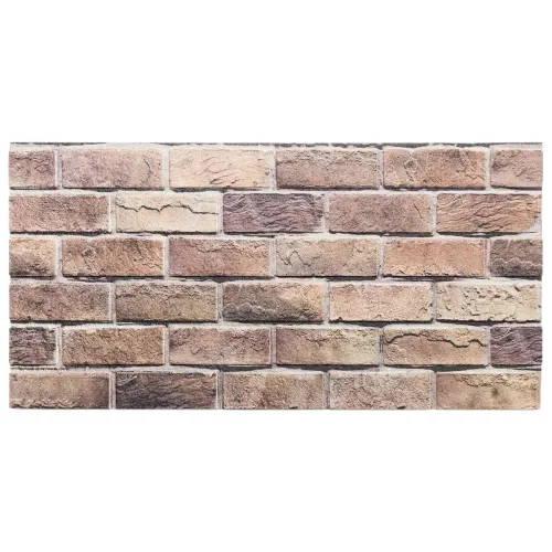 Zidne panele 10 kom. 100 x 50 cm Smeđa i siva EPS pjena - Smeđa i siva Cijena